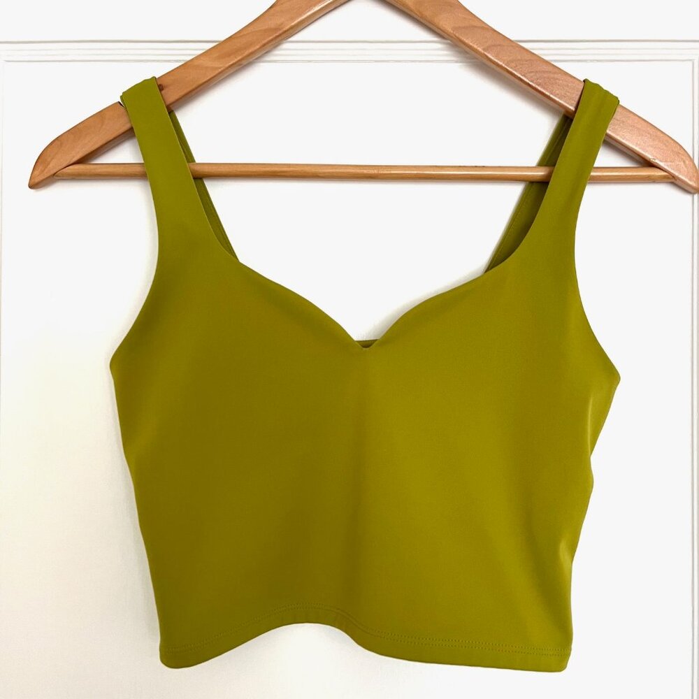 Express Body Contour Sweetheart Neckline Cropped Tank | Size Sm - Picture 2 of 5